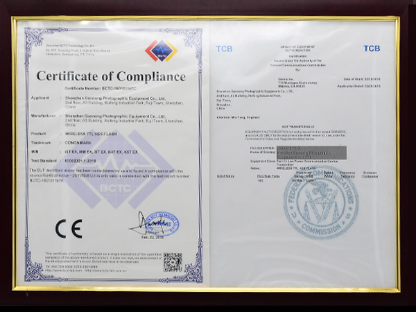 CE certificate