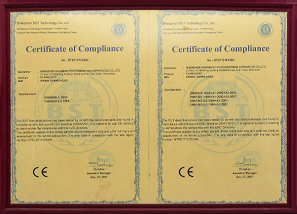 CE certificate